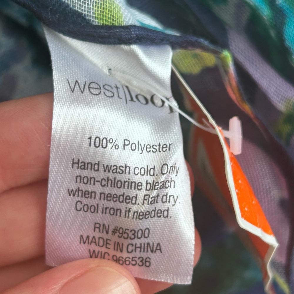 West Loop Colorful Polyester Scarf - Picture 6 of 6